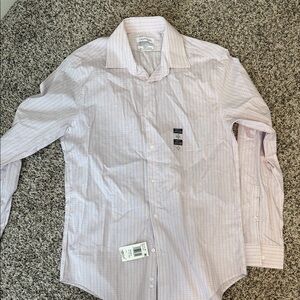 Calvin Klein Men's Light Pink Dress Shirt